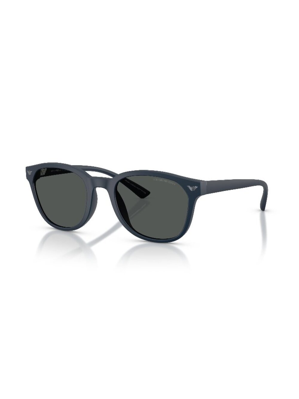 New Emporio Armani Men's Sunglasses Blue Grey Lens Injected Frame EA4225U 618587